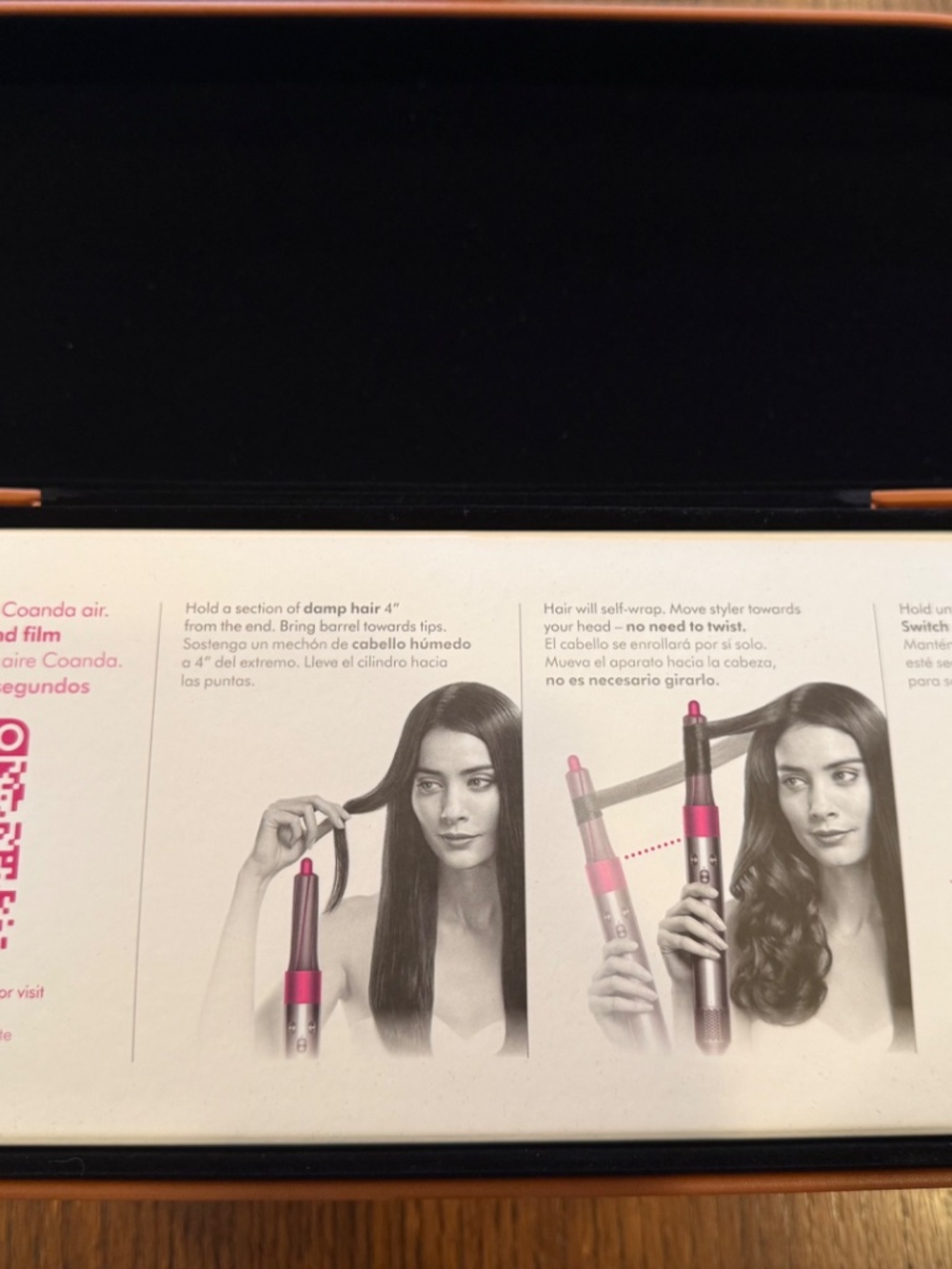Dyson Airwrap Multi Styler Bundle in Fuschia/Nickel with case - Picture 5 of 14